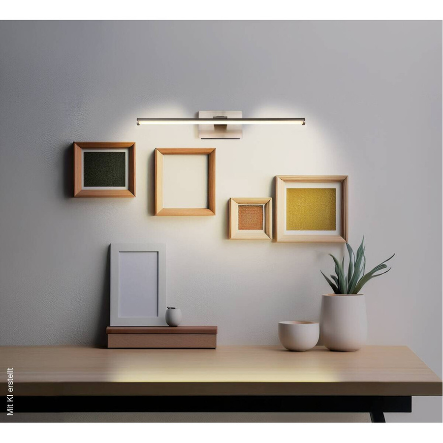 Globo Lighting Wandleuchte Jaime in Silber aus Aluminium und Metall, B/H/T: 40 x 43 x 12 cm - Bild 2