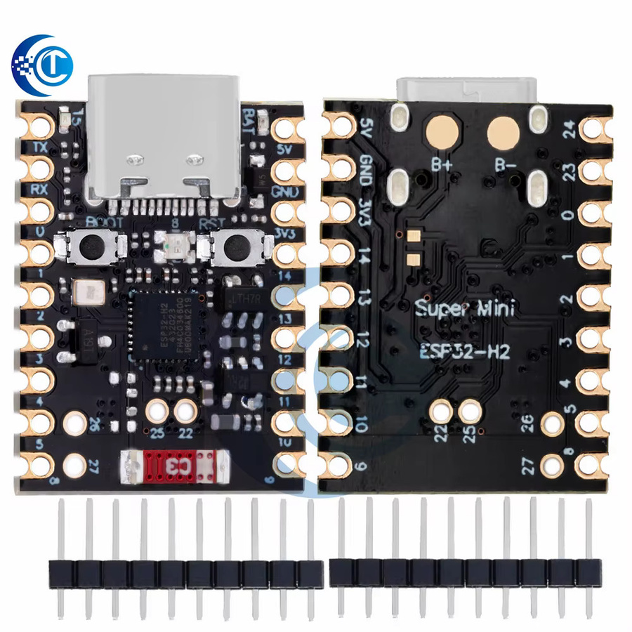 EGBO ESP32-H2 SuperMini Mikrocontroller-Kernplatine in Schwarz - Bild 5