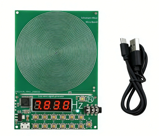 AISANRAY Schumann-Wellen-Generator mit Micro-USB-Schnittstelle, einstellbare Frequenz 0,01Hz bis 100000Hz, Sinuswellen-Signalgenerator, DC 5V - Bild 1