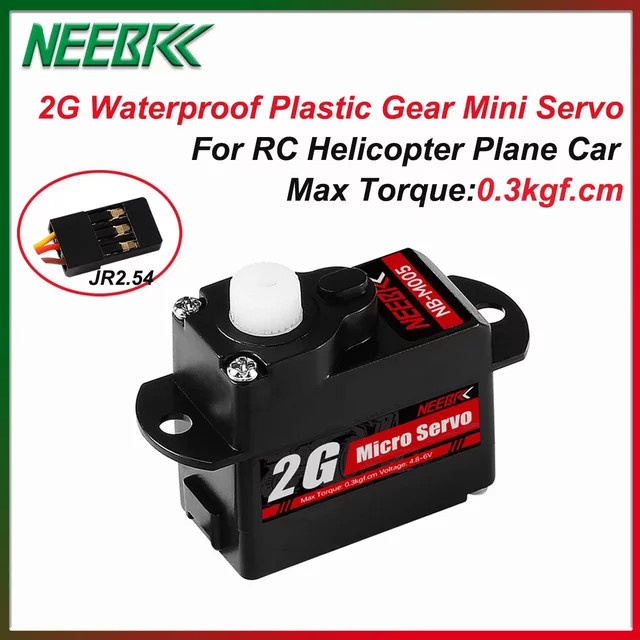 NEEBRC Digital Servo, Kunststoff, Wasserdicht, Schwarz - Bild 1