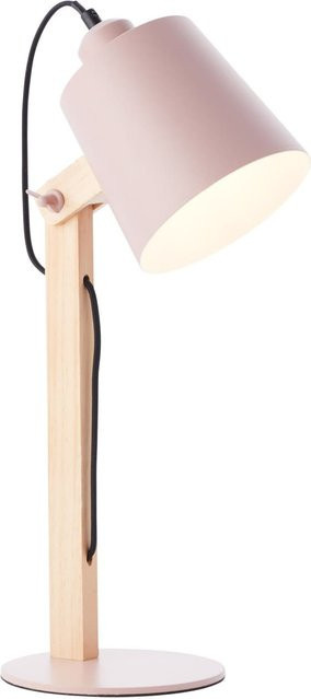 Brilliant Tischleuchte Swivel in Rosa matt mit E27 Fassung und Schnurzwischenschalter - Bild 2