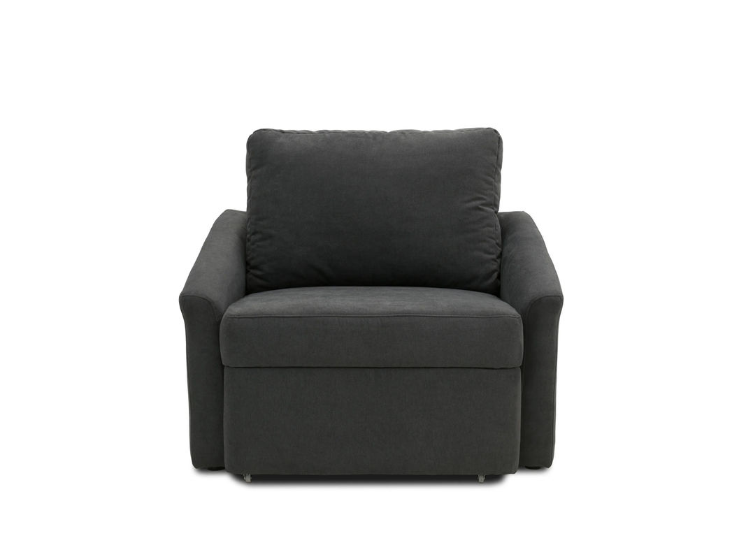 DOMO Schlafsessel Relax Box mit Boxspringfederung in Dunkelgrau, Breite: 108 cm, Tiefe: 96 cm, Höhe: 102 cm - Bild 2