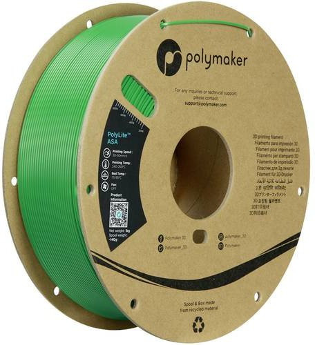 Polymaker PolyLite ASA Filament Grün 1,75 mm 1000 g UV- und witterungsbeständig - Bild 1