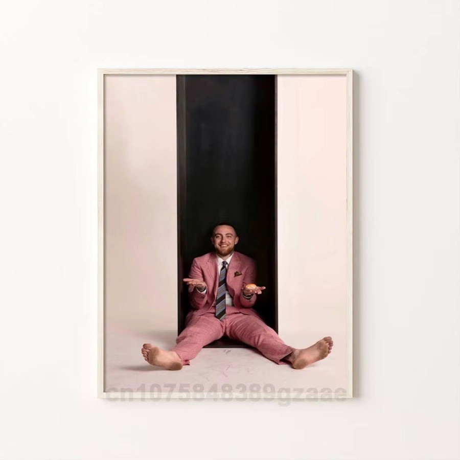 Wasserfester Wandkunstdruck Rapper M-Mac M-Miller Poster Aufkleber in Mehrfarbig für deine Wohnzimmer und Schlafzimmer Dekoration - Bild 7