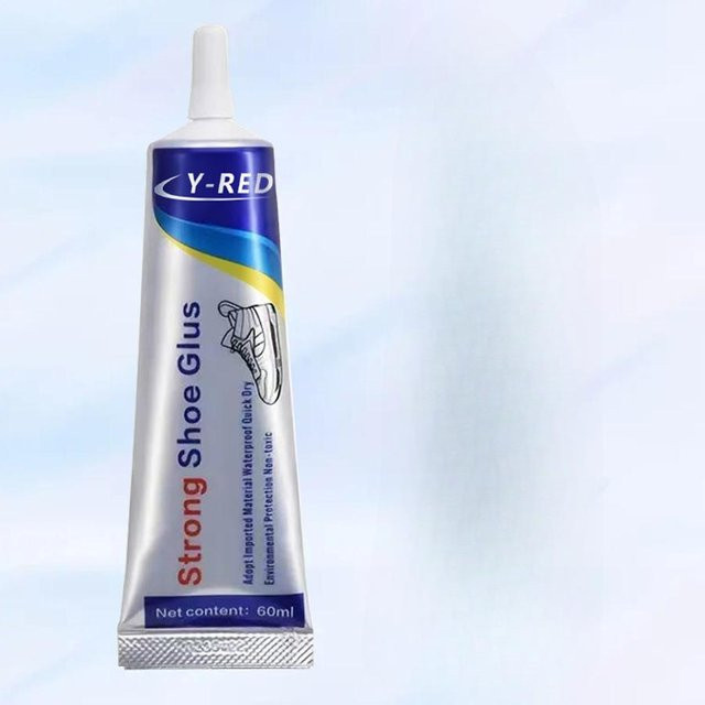 JR-Studio Schuhkleber, transparenter und flexibler Kunststoffmaterialkleber in Blau, 12 ml - Bild 1