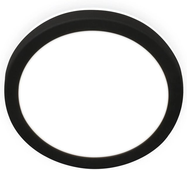 Briloner LED-Deckenleuchte Kada Ultraflach in Schwarz, Durchmesser: 19,2 cm, Höhe: 2,8 cm - Bild 1