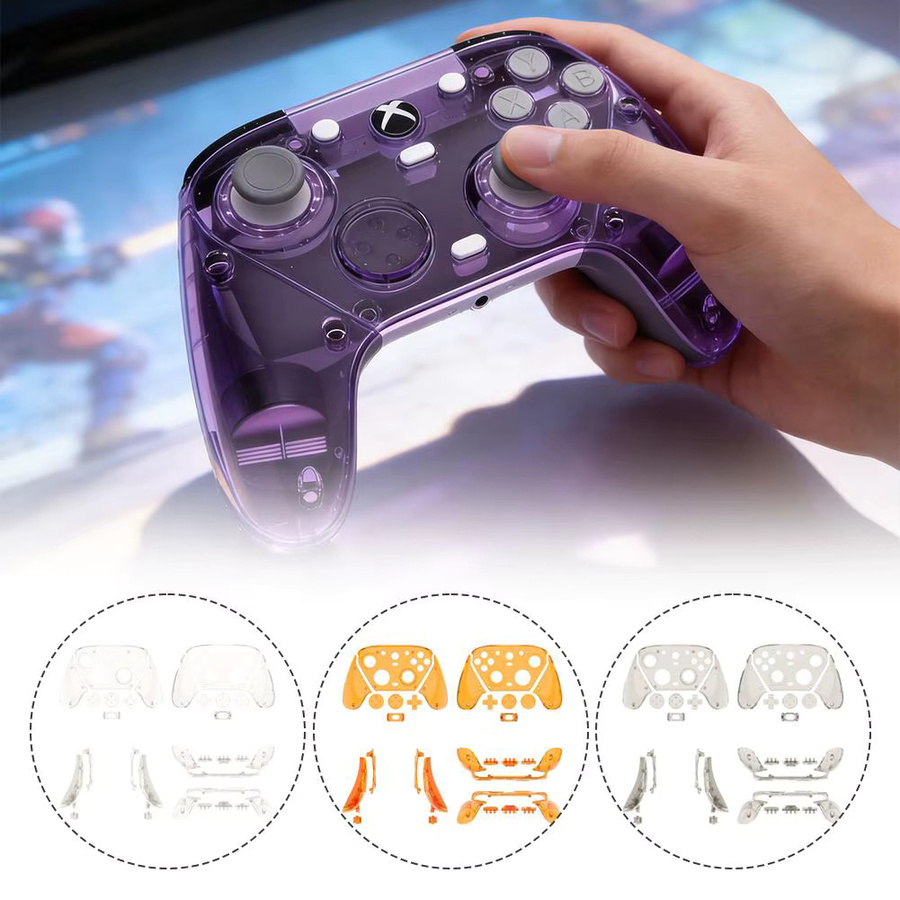 GameSir G7 Pro Gaming Controller Magnetisches PC Panel Ersatz Transparent und Weiß - Bild 3