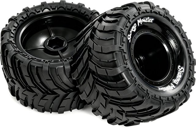 RED SPIDER Räder, 4-teiliges Set, 1/14, 1/16, RC Monster Truck Reifen - Bild 1