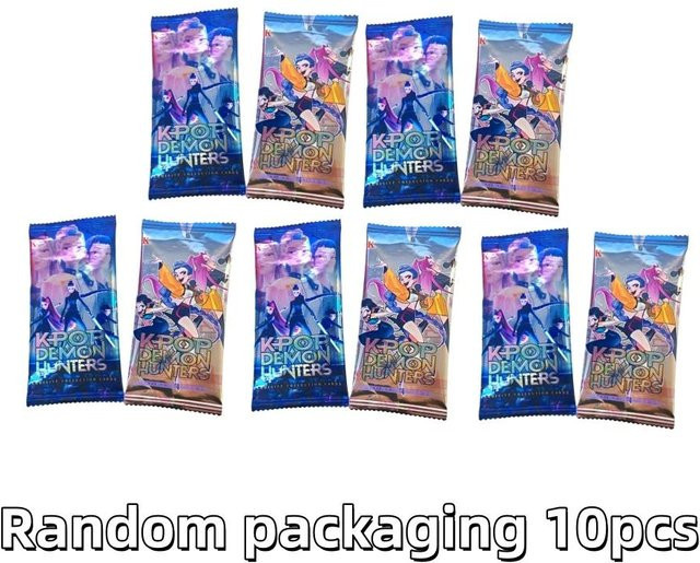 Yiran Toy Kpop Dämonenjäger Kartenhalter Ordner für Anime Karten und Alben, Multicolour, 400 Stück - Bild 1