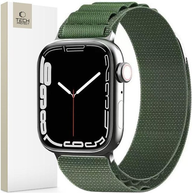 Tech-Protect Uhrenarmband Nylon, Schwarz, Unisex - Bild 1