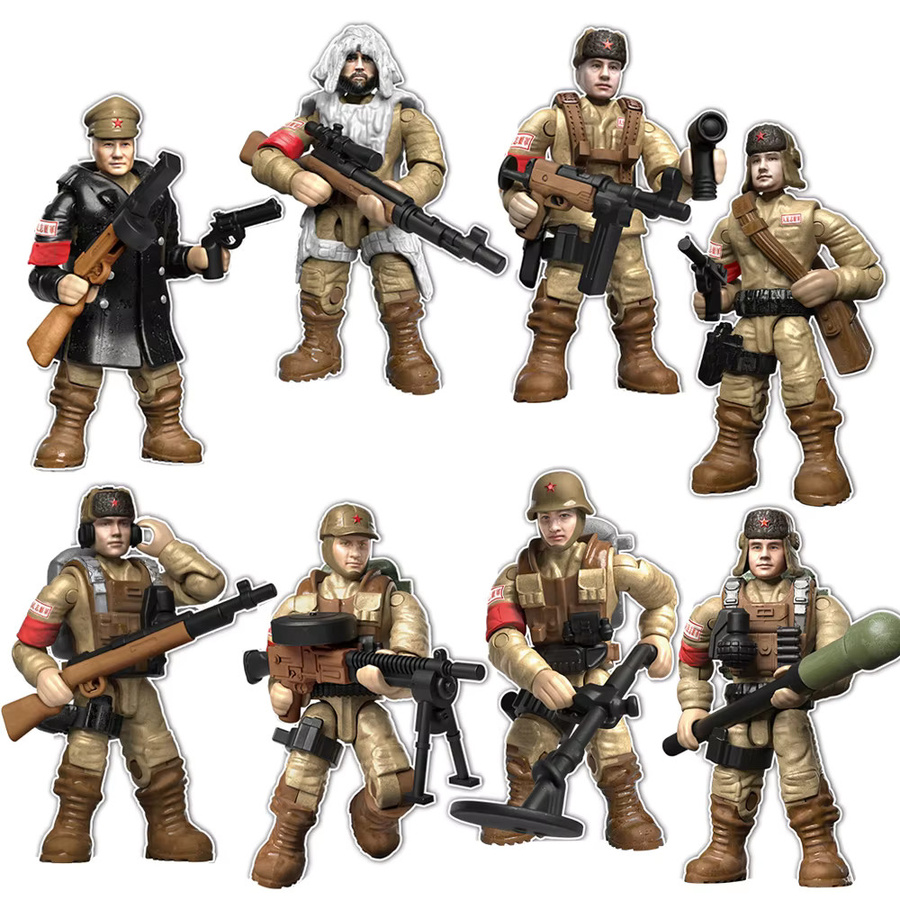 DBPALY Weltkriegs-Armee Militär-Soldaten Spezialeinheiten, Bausteine - Bild 3