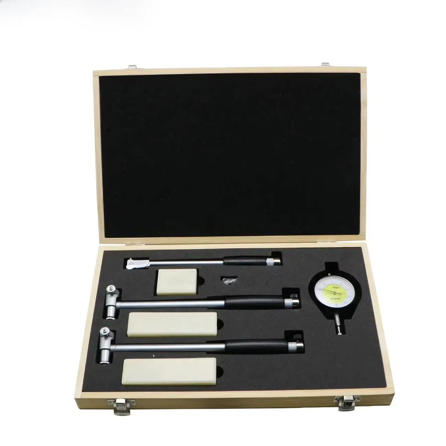 SHAHE Zifferblatt-Bohrungslehre-Set in Silber mit Messbereich 18–160 mm und 0,01 mm Genauigkeit für die Bohrungsanzeige und tiefe Motorloch-Messungen - Bild 3