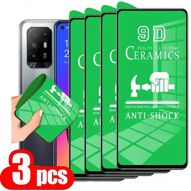 Caynes 3er-Set 9D Keramik Membran Schutzfolie für iPhone 17 Pro Max 16 15 14 13 12 in Transparent mit voller Abdeckung und High-Definition-Qualität - Bild 1