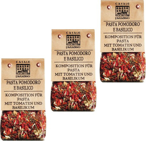 Casale Paradiso S.R.L. Gewürzmischung Pomodoro e Basilico 3 x 100 g - Bild 1