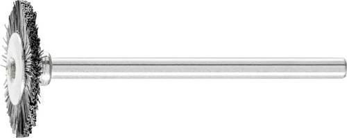 PFERD TOOLS Miniatur-Rundbürste RBU mit schwarzen Schweineborsten für Metall und Holz, Schaft-Ø: 3 mm, Durchmesser: 19 mm, 10 Stück - Bild 1