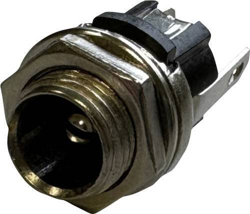 BKL Electronic 072335 Niedervolt-Steckverbinder Buchse in Silber, vertikaler Einbau, 5.5mm x 2.1mm - Bild 1