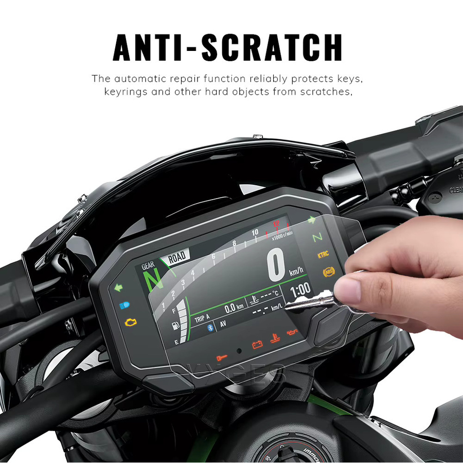 VYGES TFT-Displayschutzfolie für Kawasaki Z1000SX Z650 Z900 Z500SE in Transparent - Bild 3