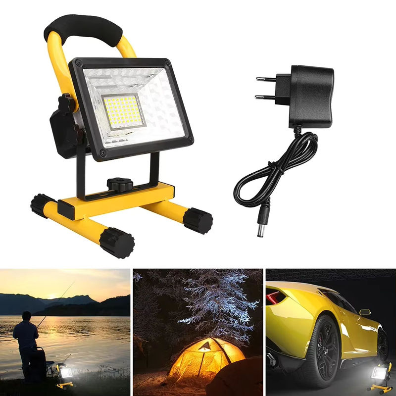 ESMARTER 30W LED Flutlicht ESMARTER tragbarer wasserdichter Suchscheinwerfer mit wiederaufladbarem Akku für Outdoor und Camping - Bild 7