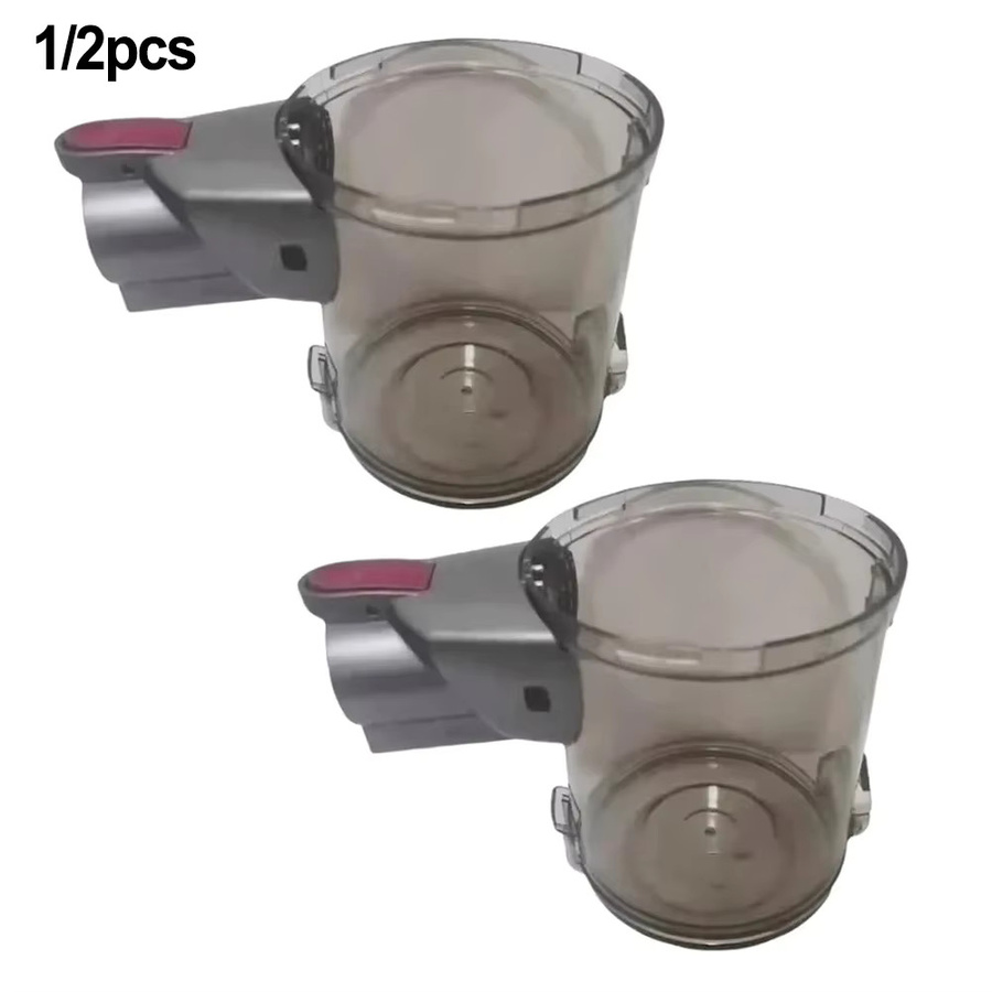 Vibratite Ersatz-Staubbehälter für HKoenig UP600 und UP810 Handstaubsauger, transparent, 1 oder 2 Stück - Bild 4