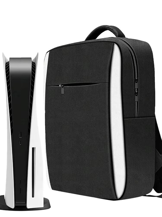 Schutzrucksack für PS5 Konsole und Dual-Controller in Schwarz - Bild 7