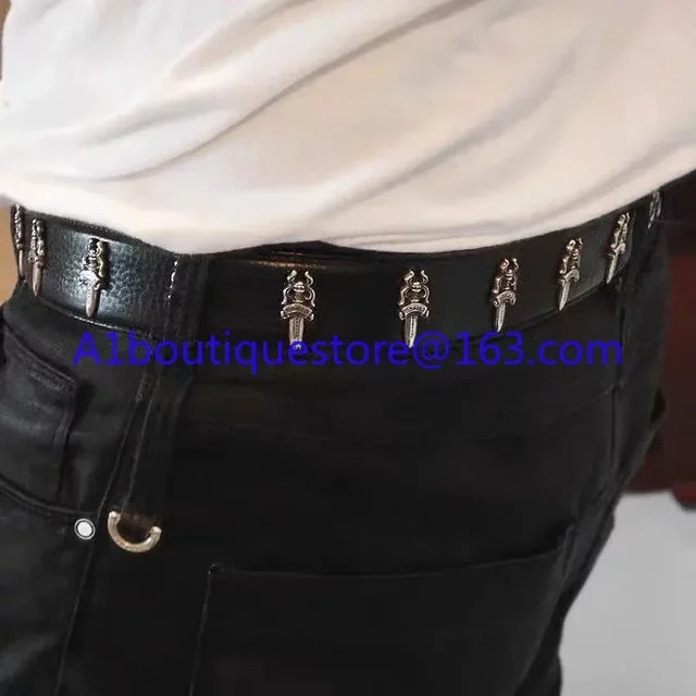 TMJD MISS Gürtel aus 925 Silber, Leder, Dornschließe - Bild 1