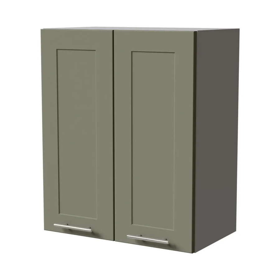 Feldmann-Wohnen Hängeschrank Oslo Küchenschrank in Grau und Reed Green Matt mit Soft-Close-Türen, B/T/H: 60 x 32,5 x 72 cm - Bild 2