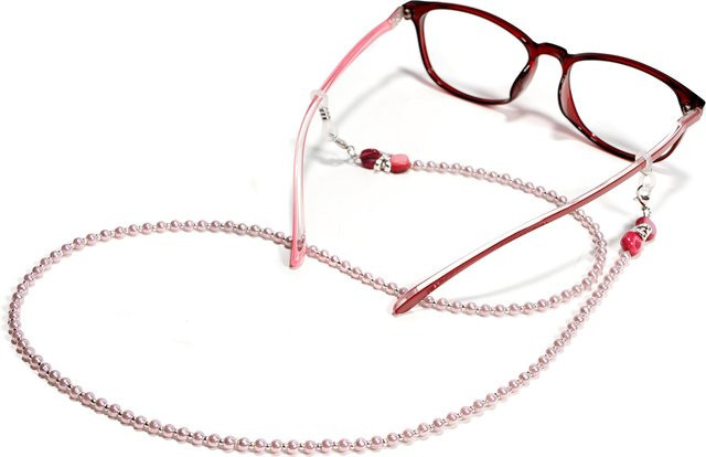 chichain Brillenkette Perlen, pink, purple, Unisex - Bild 1