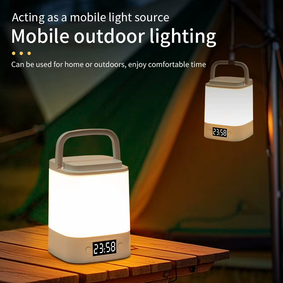 GGBEE LED Nachtlicht in Weiß, wiederaufladbare Schreibtischlampe mit warmweißem Licht für Schlafzimmer und Kinderzimmer - Bild 2