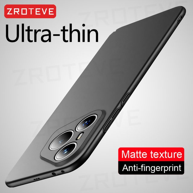 ZROTEVE Ultra Slim Handyhülle für Huawei Honor 200 Pro und Honor 400 Pro, matte harte PC-Abdeckung, Farben: Rot und Schwarz - Bild 1