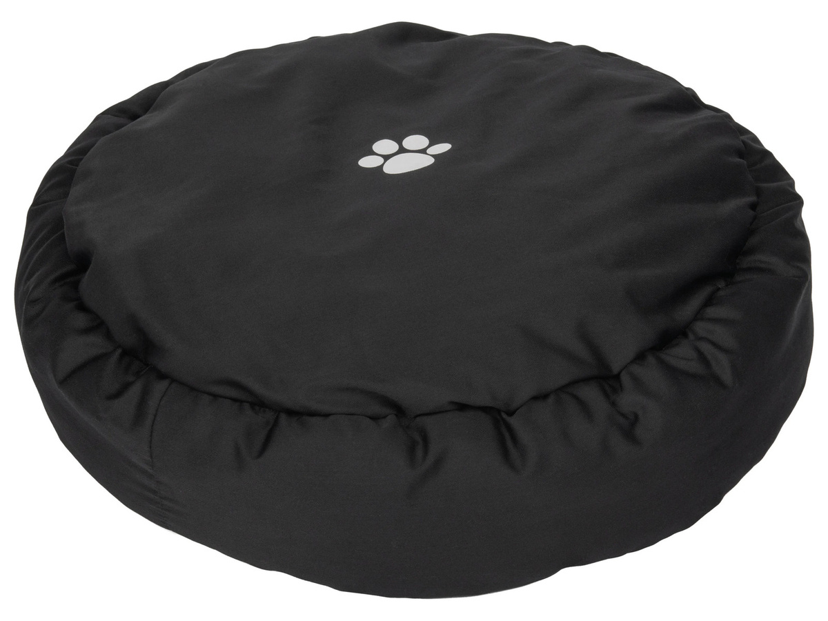 ZOOFARI Hundebett Kuschelbett rund aus Polyester in Schwarz und Weiß - Bild 3