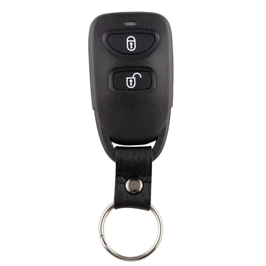 Yiqixin Funkfernbedienung Autoschlüssel 433MHz mit 2 Tasten für Hyundai Tucson, Santa Fe, Elantra (2006-2013) und Kia Carens in Schwarz - Bild 2