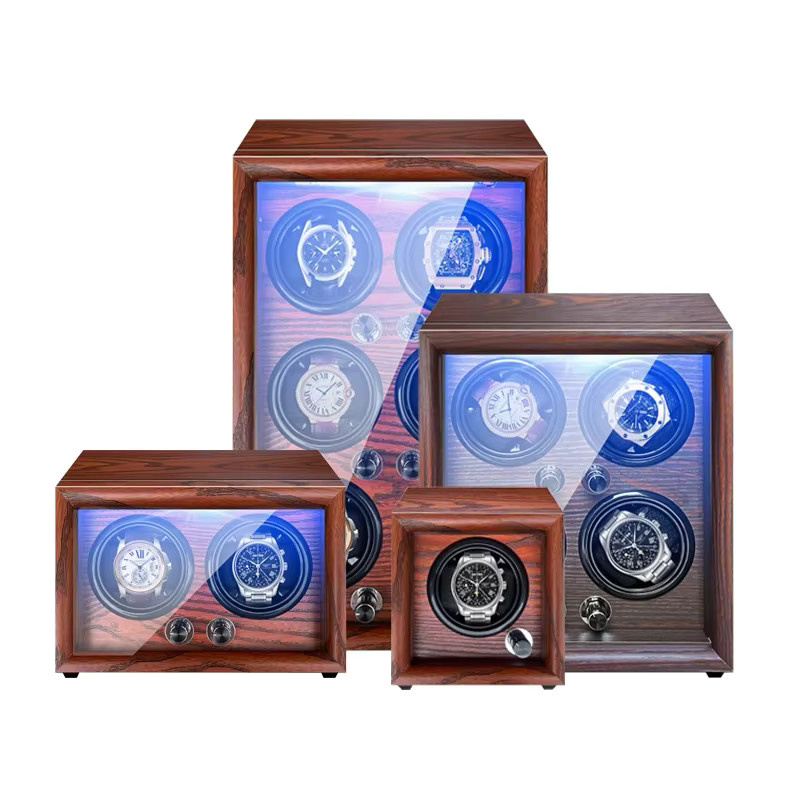 Ibbeton Uhrenbox mit LED-Licht und Deckel Sensor, Unisex - Bild 2
