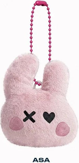 BABYMONSTER Plüsch-Schlüsselanhänger Asa, white, Unisex - Bild 1