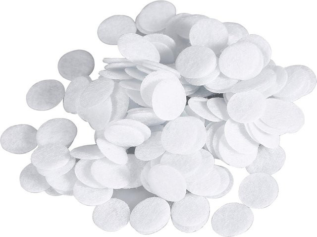 CosyHome Baumwollfilter Runde Filterpads, 10 mm, 100 Stück, Grau - Bild 1