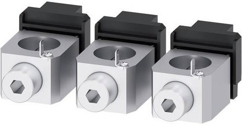 Siemens Rundleiteranschlussklemme 3VA9373-0JK13 in Silber - Bild 1