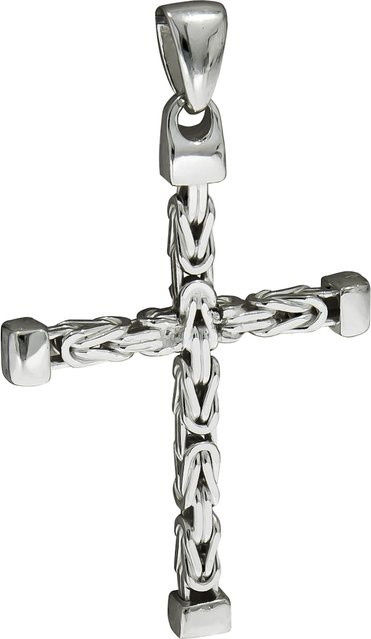 Zeeme Anhänger, 925 Silber, Kreuz-Motiv, Unisex - Bild 1
