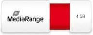 MediaRange Color Edition USB-Stick 4GB USB-A in Weiß und Rot - Bild 1