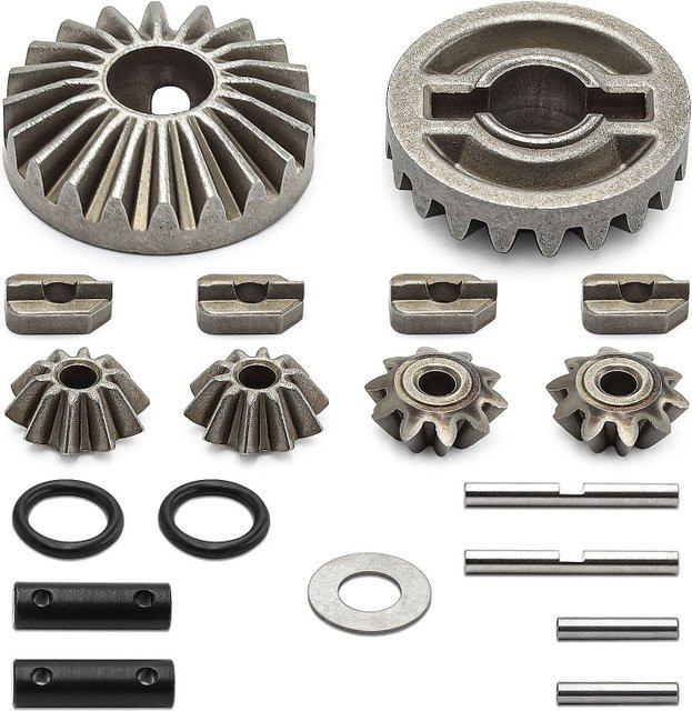 TRAXXAS SmallX SmallX2.0 MaxxSlash Universelles Stahl-Differentialgetriebe-Kit für vorne und hinten, Zubehör, Metall - Bild 1