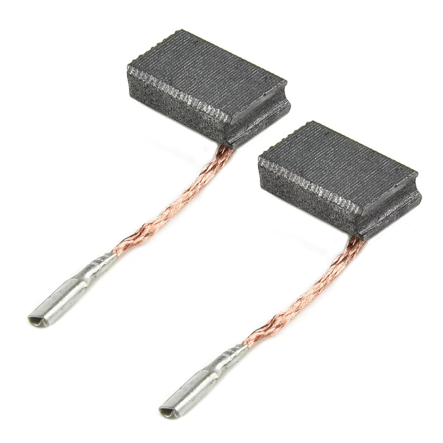 2er-Set Bosch Kohlebürsten Ersatz für Winkelschleifer GWS und Kreissäge PKS, Maße: B: 5 mm, T: 10 mm, H: 17 mm - Bild 2