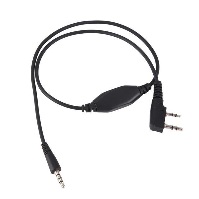 APRSpro APRS-K1 Audio-Interface-Kabel in Schwarz für BaoFeng, Kenwood, Wouxun, TYT und Quansheng zur Nutzung mit Android (APRSDroid) und iOS - Bild 1