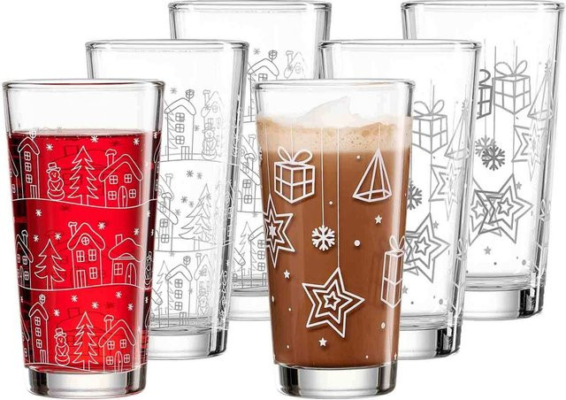 Ritzenhoff Tumbler Trinkgläser Winter Xmas Transparent 6er Set 380 ml - Bild 1