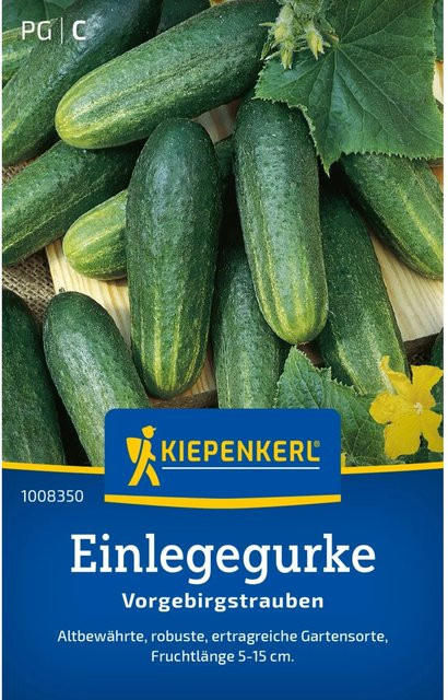 Kiepenkerl Einlegegurken Vorgebirgstrauben Gemüsesamen - Bild 1