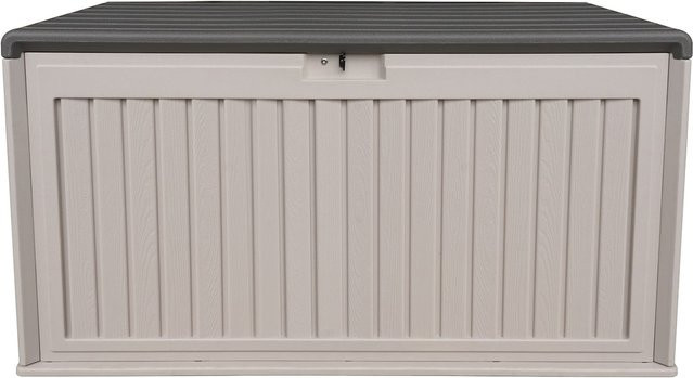 Westmann Gartenbox Alba aus Kunststoff in Creme, 380 l, B/T/H: 128 x 63 x 64 cm - Bild 1