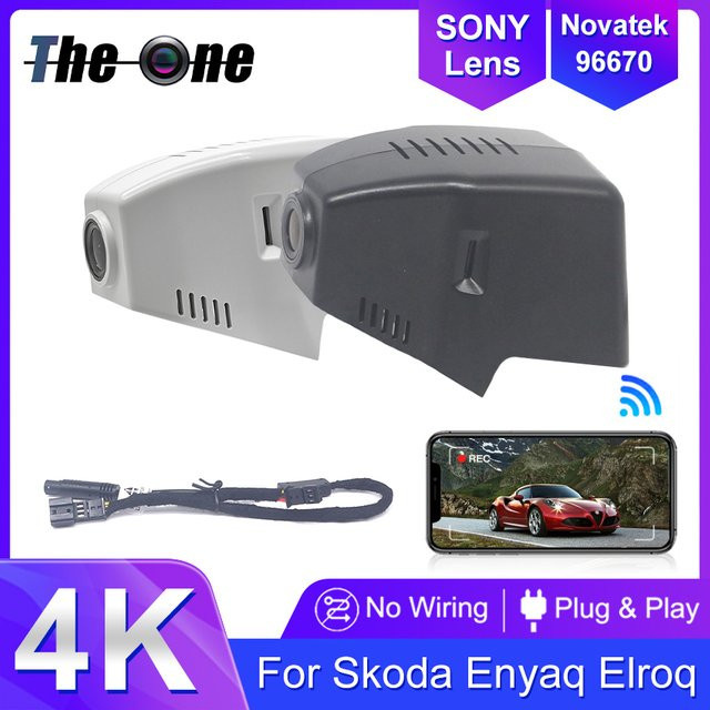 HESHECAM 4K Dashcam für Skoda Enyaq mit WiFi und 2160P Auflösung - Bild 1