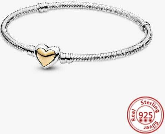Allbestart Armband 925 Silber, Weiß, Perle, Damen, 20cm - Bild 1