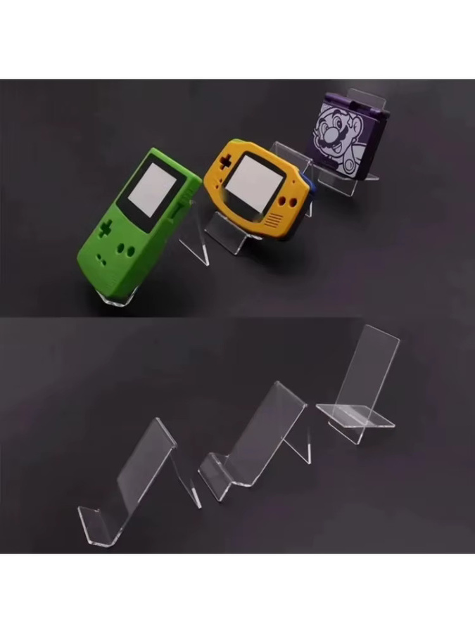 Verstellbarer Multi-Winkel Acryl-Displayständer in Transparent für Gameboy, GBC, GBA, PSP, NDS und PS Vita Spielkonsolen - Bild 2