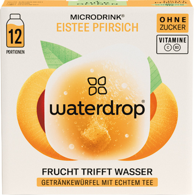 Waterdrop Microdrink Eistee Pfirsich, Getränkepulver, 25g - Bild 1