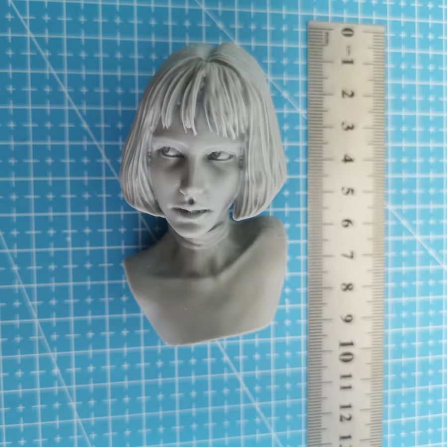 BANGSHE Resin Modellbausatz 1/10 Scale Büste Natalie Portman unbemalt grau - Bild 3