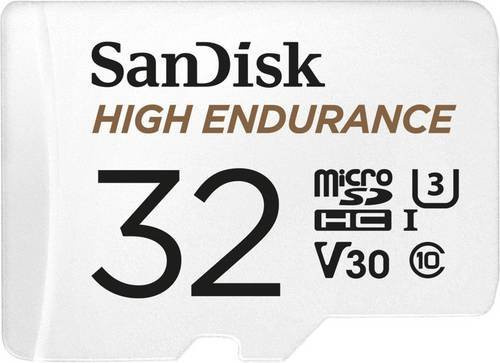 SanDisk High Endurance microSDHC Speicherkarte 32 GB Class 10 UHS-I v30 - Bild 1