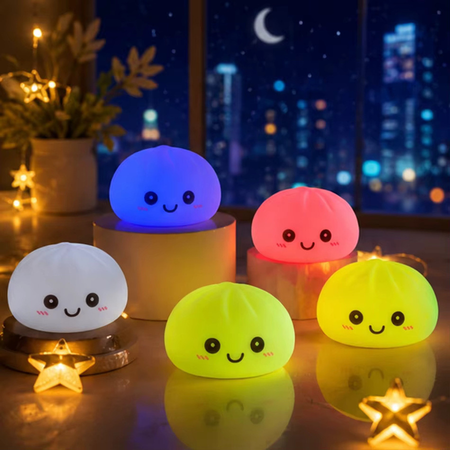 Bandai LED-Brötchen-Squishy, leuchtender Stressball - Bild 2